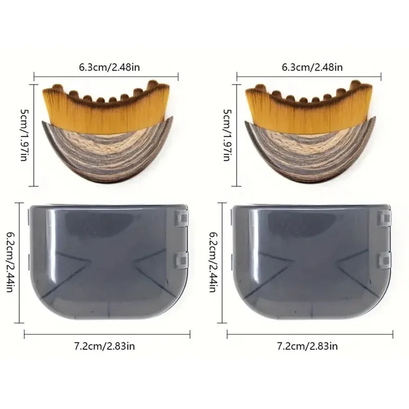 Cepillo Facial de Drenaje Linfático — Esculpido y Contorno