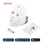 Máscara LED Inalámbrica 7 Colores | Rejuvenecimiento y Firmeza Facial