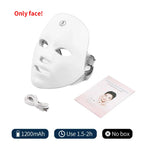 Máscara LED Inalámbrica 7 Colores | Rejuvenecimiento y Firmeza Facial