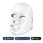 Máscara LED Inalámbrica 7 Colores | Rejuvenecimiento y Firmeza Facial
