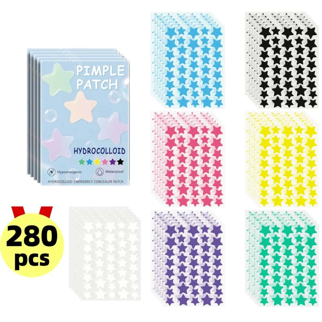 Parches para Acné 280 unidades | Impermeables y Transpirables